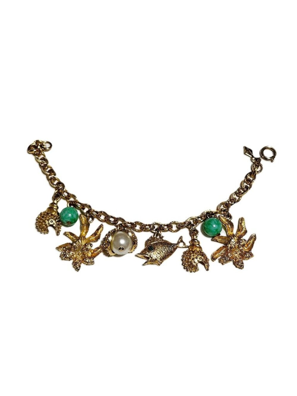 Sarah Coventry “Sea Charms” Charm Bracelet – Circa 1960s – Rare